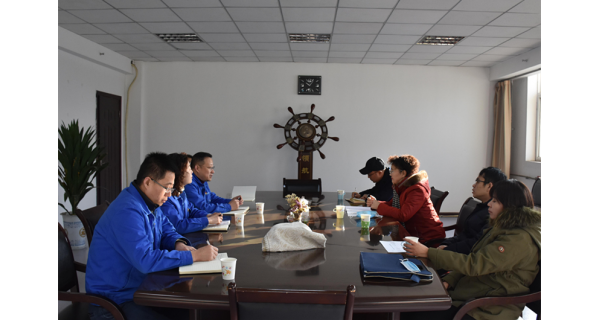 宝鸡市人大常委会副主任曹海芹来长岭纺电调研